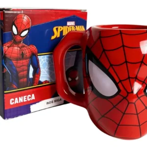 Caneca Homem-Aranha 3D 400 ml Oficial Marvel